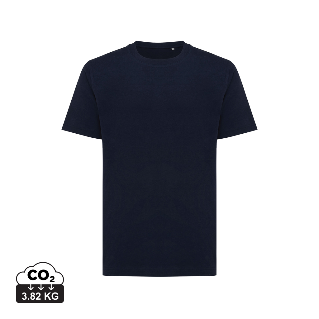 T-shirt unisexe personnalisable coton bio Kakadu Iqoniq Bleu marine
